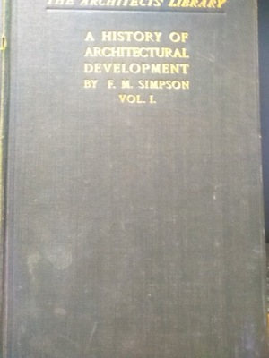 Historia rozwoju architektury. A History of Architectural Development 1905