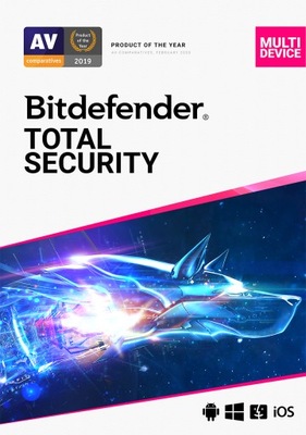 Bitdefender Total Security 5 urządzeń / 1 ROK