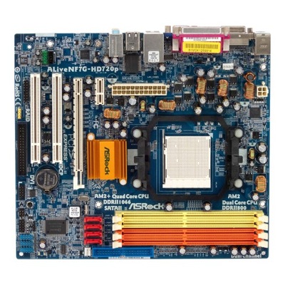 ASROCK ALiveNF7G-HD720p SOCKET AM2 DDR2 PCIe PCI mATX