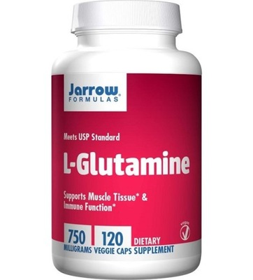 L-Glutamina 750 mg 120 kapsułek Jarrow Formulas