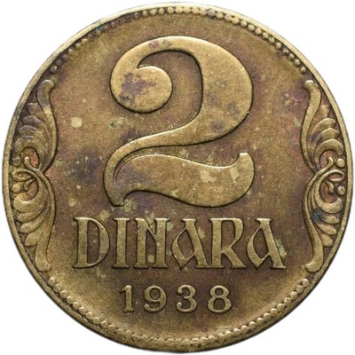 Jugosławia 2 dinary 1938