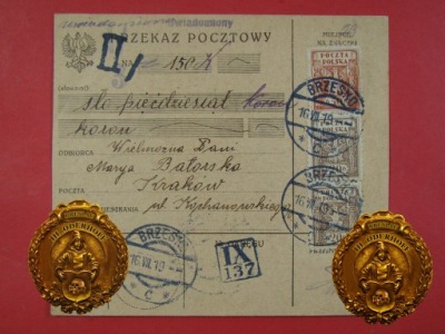 1919 Brzesko>Kraków Przekaz Lux Ex.S151