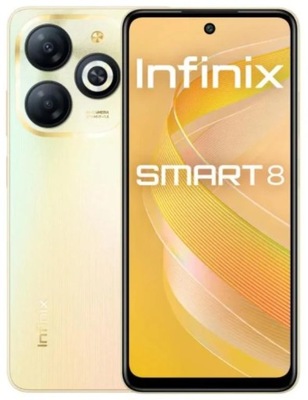 Smartfon INFINIX Smart 8 3/64GB Złoty (Shiny Gold)