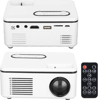 Projektor LED, ultra cichy mini projektor