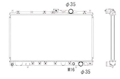 Nrf радіатор mitsubishi galant фото №1