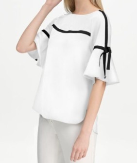 Biała bluzka elegancka Calvin Klein r. M