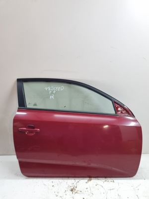 Двері передні перед праве kia pro ceed i 06-12 3d hr фото №1