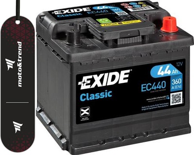 BATERÍA EXIDE CLASSIC P+ 44AH/360 EC440  