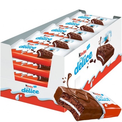 Kinder Delice Biszkopt Baton Ciastka Ciasteczka Ferrero 39g x 20 szt