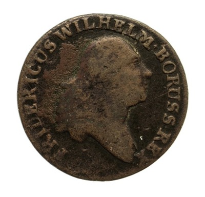 Fryderyk Wilhelm II 1786-97,grosz 1796 B, Wrocław.