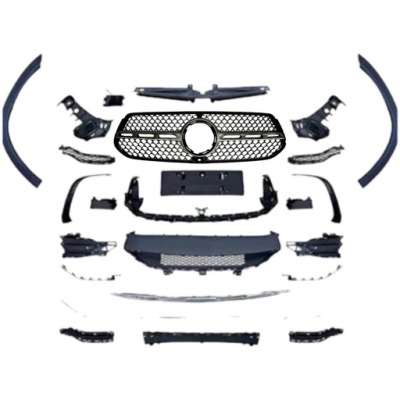 Mercedes v167 2023+ рестайлінг  lci набір bodykit zaderzak передній решітка хром фото №1