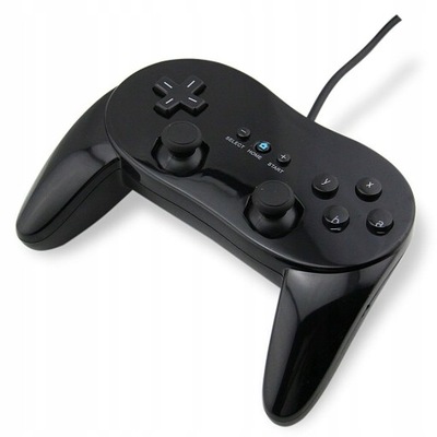 Pad Classic Controller Pro do konsoli Nintendo Wii Wii U czarny