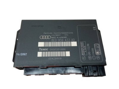 Модуль комфорту 8e0959433ad audi a4 2 2000-2006 b6 фото №1