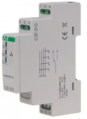 Czujnik zaniku fazy 1xNO/NC CZF-310 F&F