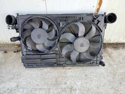 Радиатор воздуха интеркулер вентилятор комплект audi tt 8j фото №1