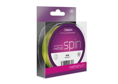 ŻYŁKA SPINNINGOWA DELPHIN METHOD SPIN ŻÓŁTA FLUO 0,18mm/150m