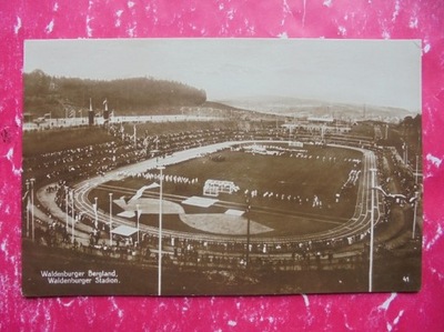 WAŁBRZYCH WALDENBURG STADION UROCZYSTOŚCI ZAWODY SPORTOWE 1930 RRRRR