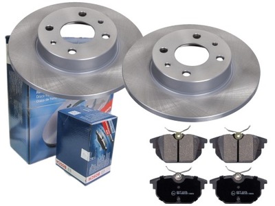 Тормозные диски тормозные колодки bosch задняя punto i alfa romeo 155 фото №1