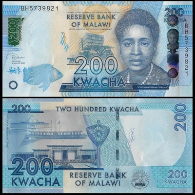 Malawi 200 Kwacha 2020 P-60f UNC