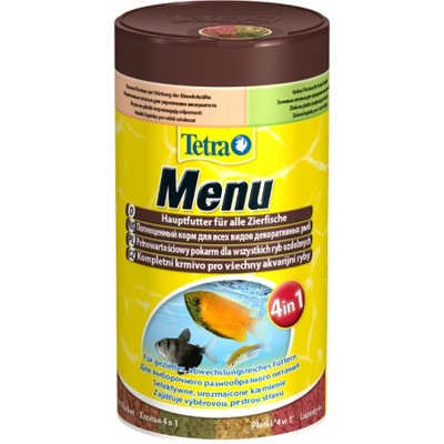 TETRA Menu 250ml mix czterech pokarmów dla