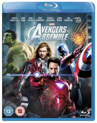 FILM MARVEL AVENGERS ASSEMBLE bohaterowie BLU-RAY