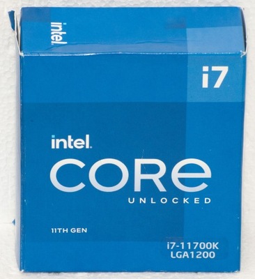 Procesor Intel Core i7-11700K BOX. Gwarancja