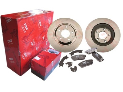 Гальмівні диски + гальмівні колодки trw задня mazda rx-8 фото №1