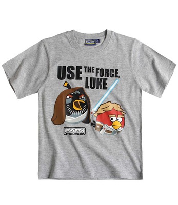 T-Shirt ANGRY BIRDS STAR WARS Koszulka Bluzka 140