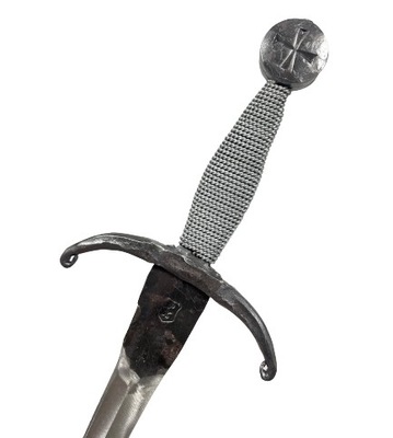 ŚREDNIOWIECZNY SZTYLET KUTY RĘCZNIE REPLIKA GRUNWALD