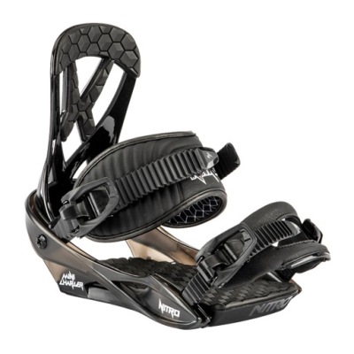 Wiązania snowboardowe NITRO Charger Mini Czarne 2024 R. S
