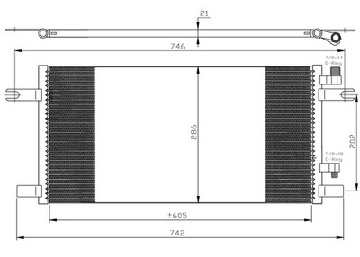 Nrf 35647 конденсатор, кондиционер фото №1