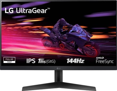 Monitor LG 24GN60R-B Full HD 144Hz IPS 23.8" 1ms WADA