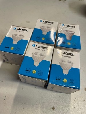Żarówka Lacmisc GU5.3 LED MR16 12 V x5