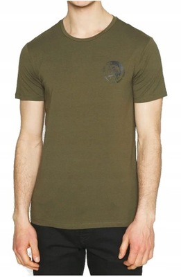 DIESEL Olive Man T-shirt Black Logo _ L