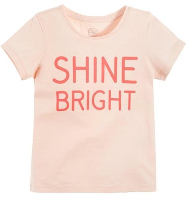 COOL CLUB T-shirt koszulka Shine Bright roz 116 cm