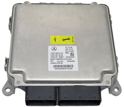 ECU MERCEDES E W212 2.2CDI A6519009102 A6519010602 