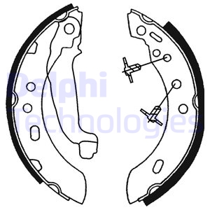 Delphi ls1689 набор колодка тормозных фото №1
