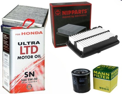 Набор фильтров honda hr-v ru 1.5 фото №1