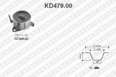 КОМПЛЕКТНЫЙ РАСПРЕДЕЛИТЕЛЬНАЯ ШЕСТЕРНЯ SNR KD479.00 KD47900 фото