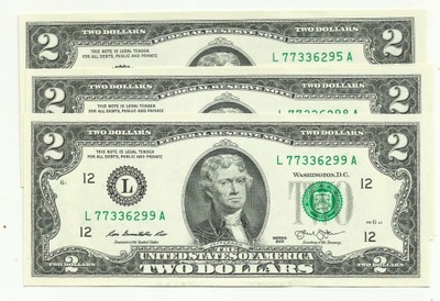 USA 2 dolary 2013 stan UNC