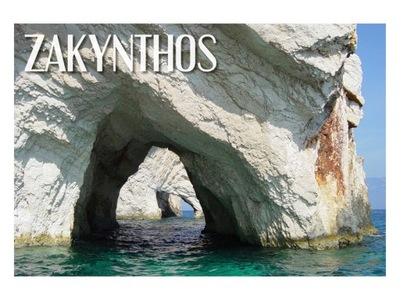 ZAKYNTHOS - Błękitne Groty - Magnes na lodówkę