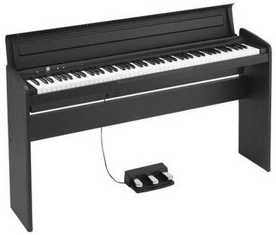 KORG LP180 BK PIANINO CYFROWE ZE STATYWEM 88 KLAWISZY WAŻONA KLAWIATURA