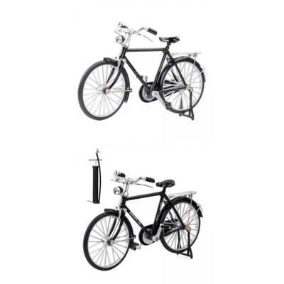 Model 1:10 z ozdobą aluminiowego roweru na palec Miniatura