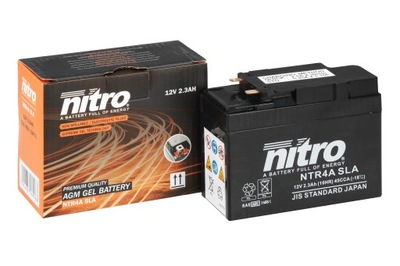Akumulator żelowy Nitro NTR4A YTR4A SLA 12V 2,3 Ah