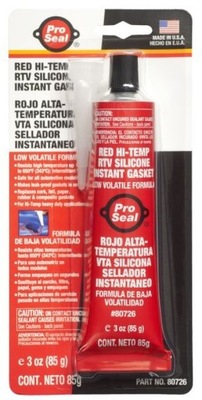 PRO SEAL УЩІЛЬНЮВАЧ СИЛІКОНОВИЙ 85G ЧЕРВОНИЙ OD -62°C DO 343°C / PRO SEAL