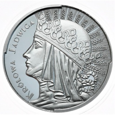 Królowa Jadwiga 1 oz srebrna moneta
