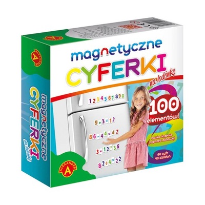 Cyferki magnetyczne na lodówkę