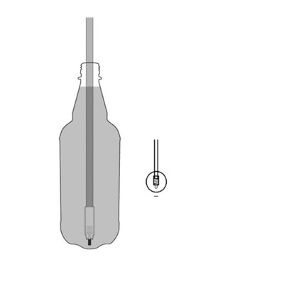 RURKA ZAWOREK do napełniania butelek wina AUTOMATYCZNY pod kranik pasuje