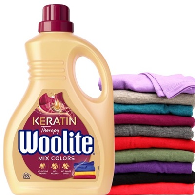 Płyn do prania kolorów Woolite 1,8 l Keratin Therapy