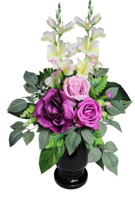 Bukiet - RÓŻA z mieczykiem